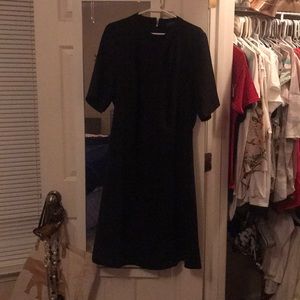 Eloquii black tie neck dress. Size 18. Never worn